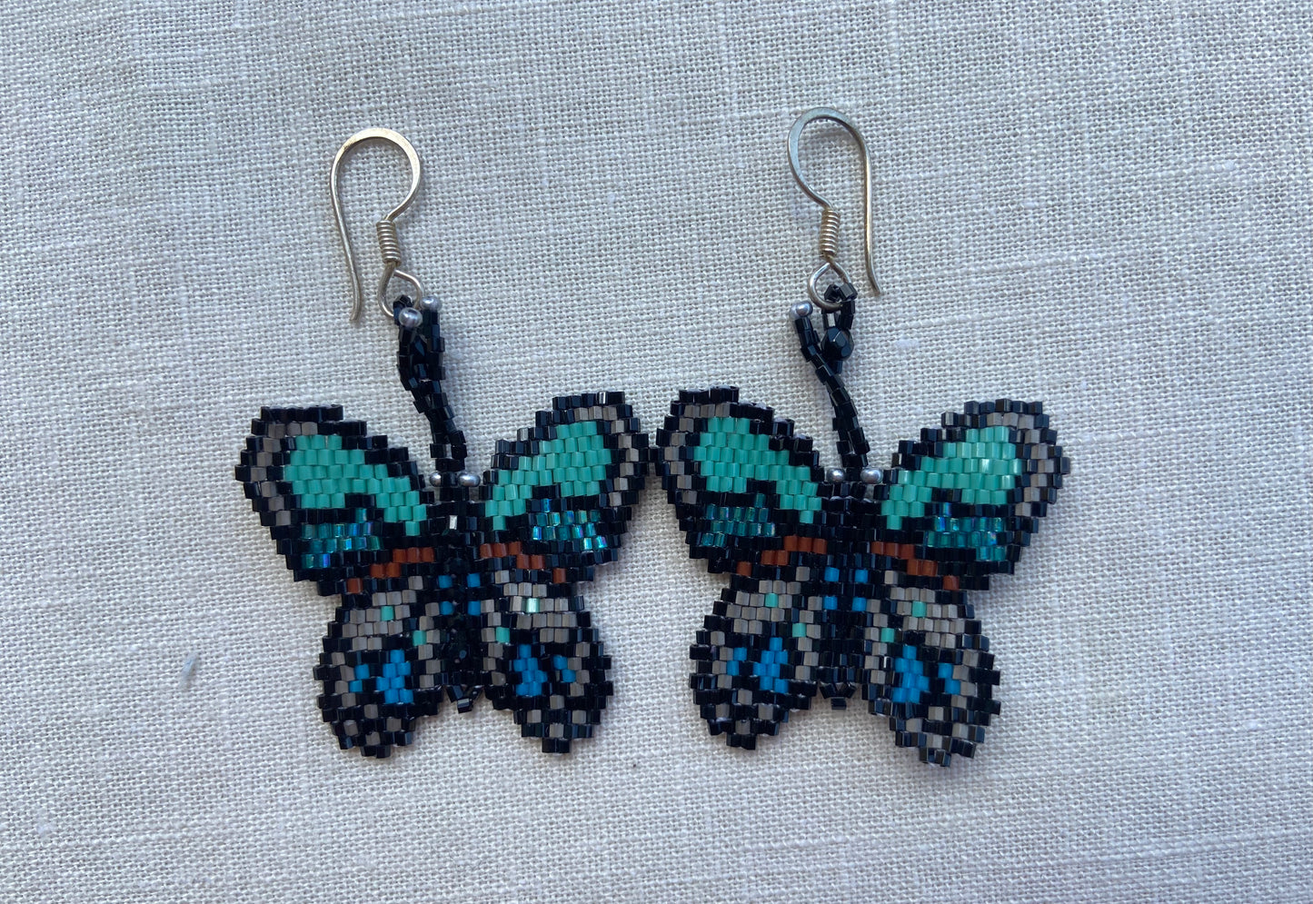 Turquoise Butterfly Earrings