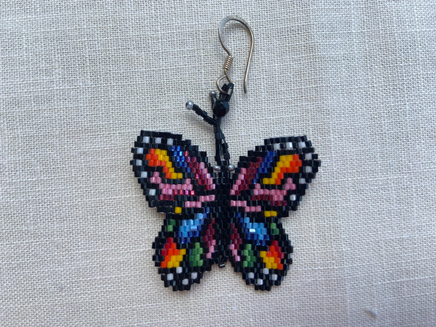 Rainbow Butterfly Earrings