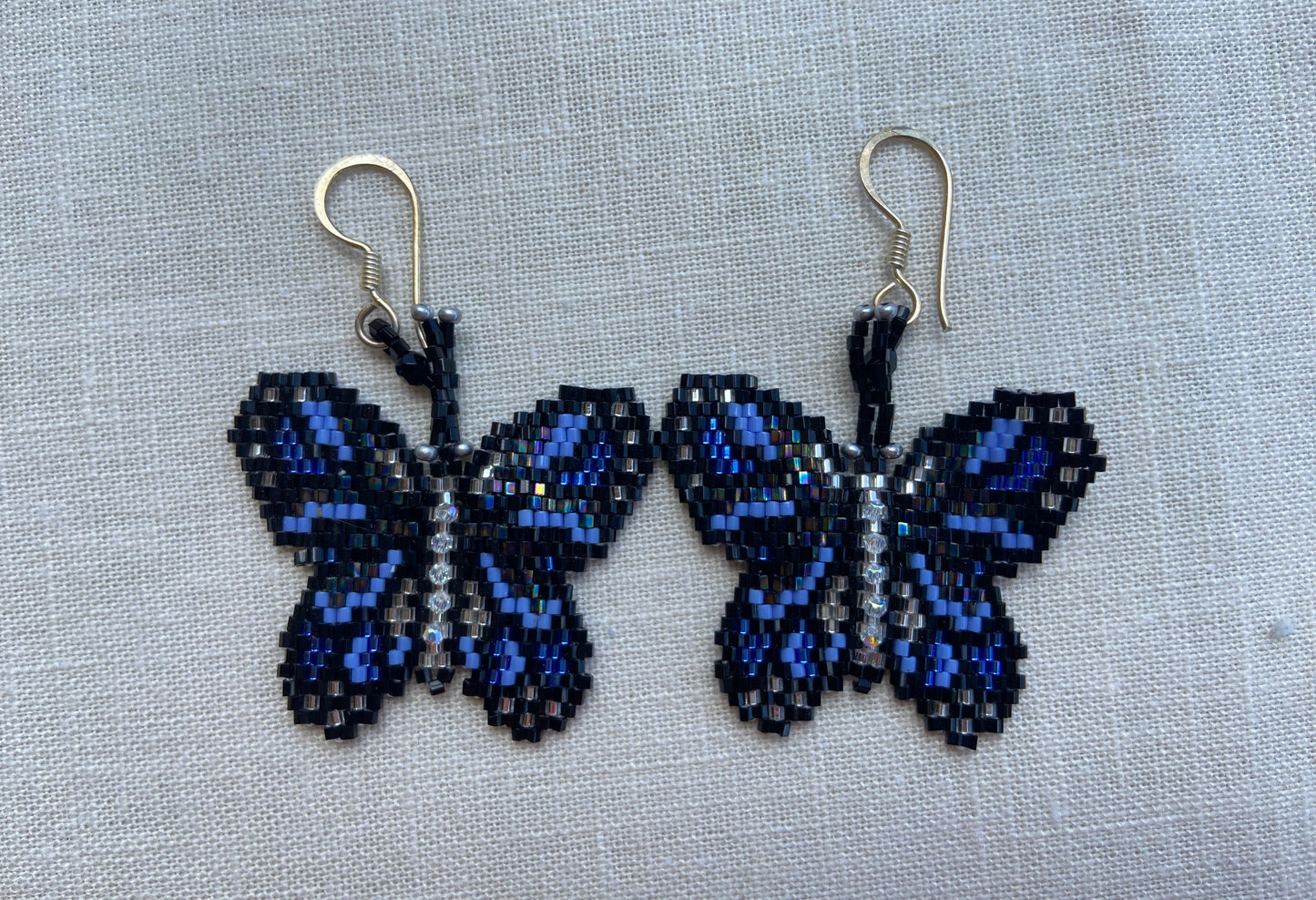 Blue Butterfly Earrings