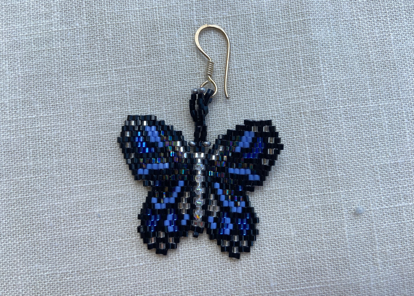 Blue Butterfly Earrings