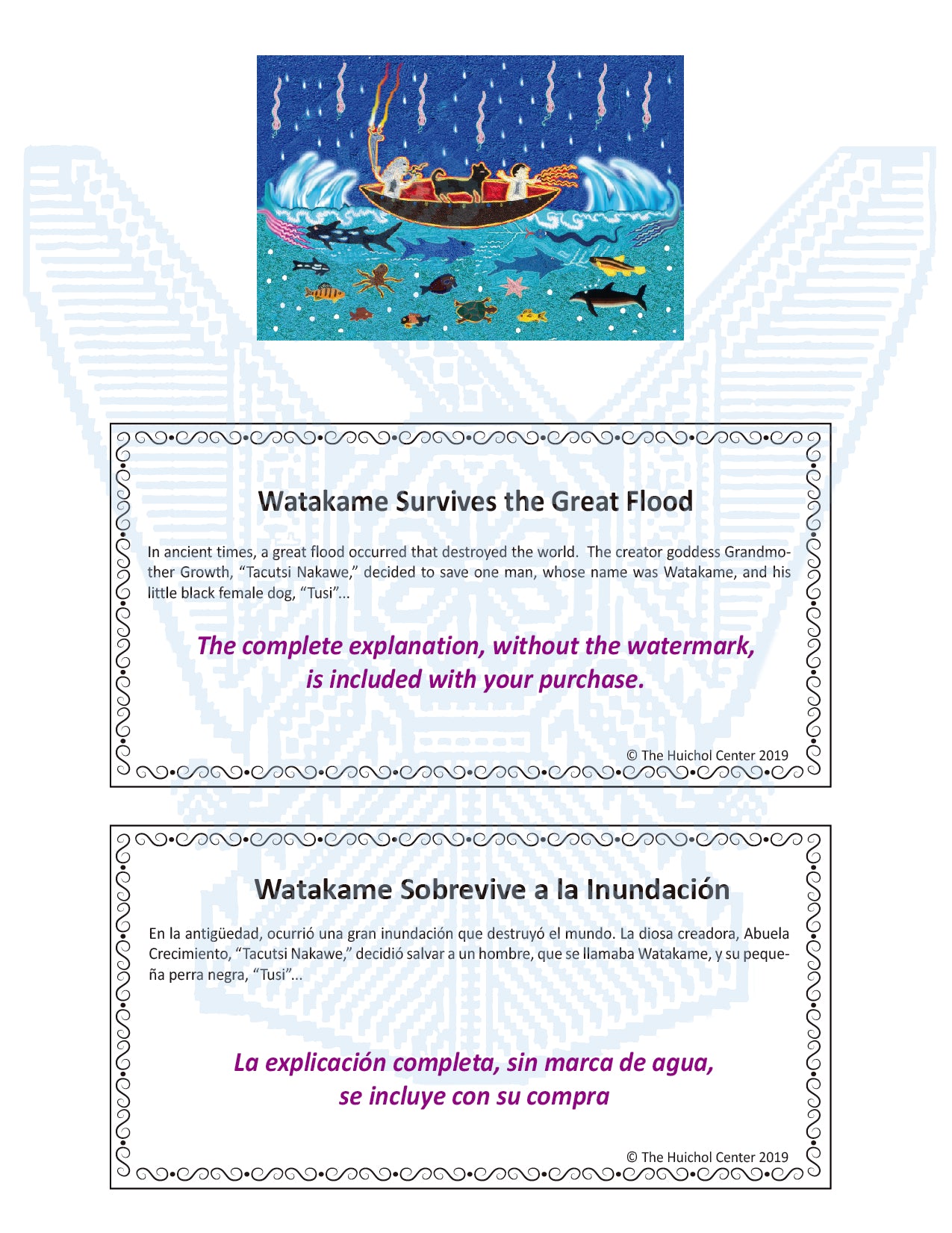 Watakame Survives the Great Flood